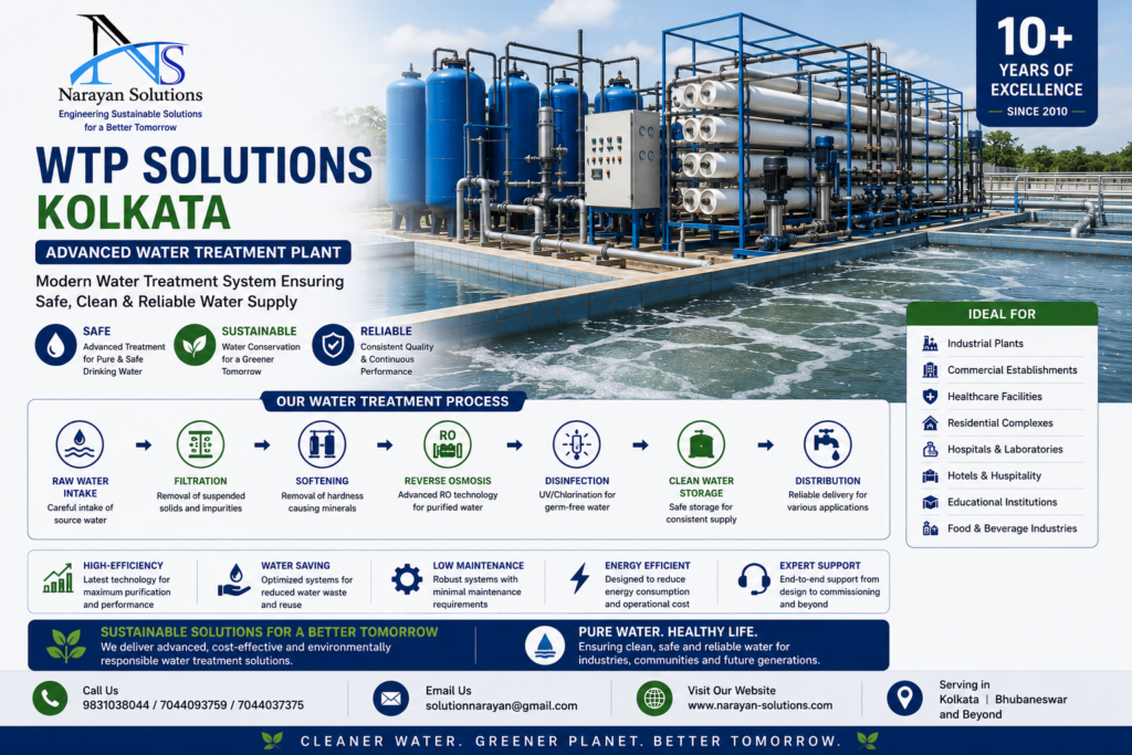Advanced water treatment plant installed for industrial and commercial water purification requirements.