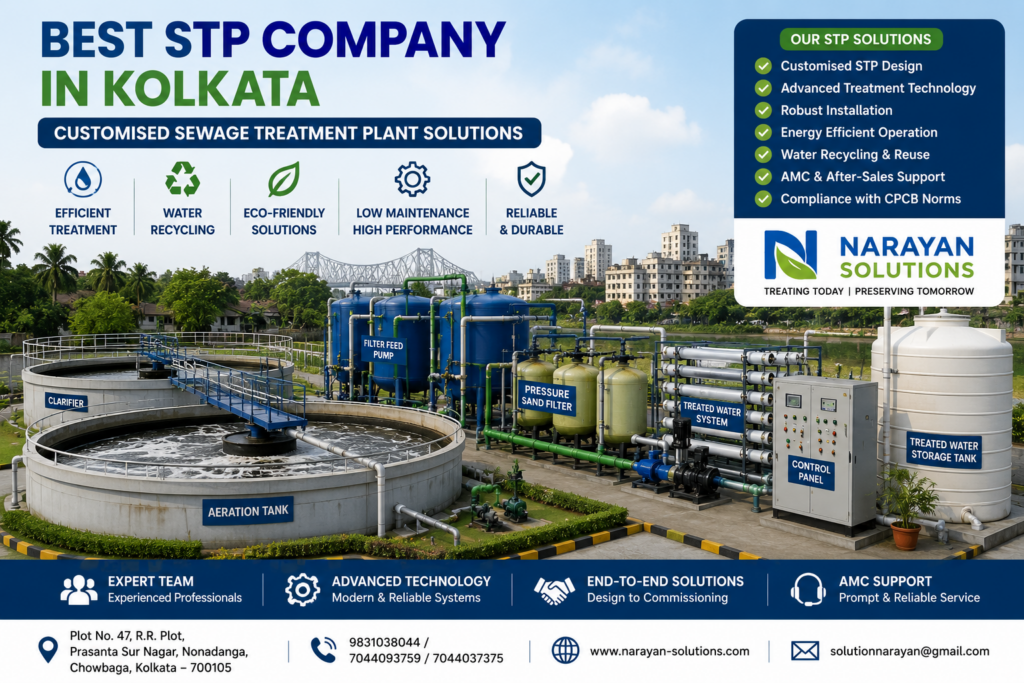Best STP company in Kolkata providing customised sewage treatment plant solutions